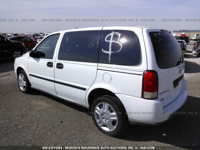 1GNDU23W58D177897 - 2008 CHEVROLET UPLANDER LS WHITE photo 3