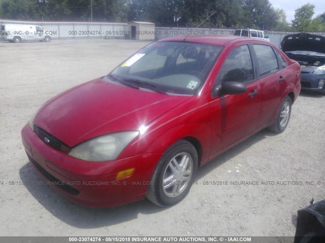 1FAFP34324W187116 - 2004 FORD FOCUS SE COMFORT/SE SPORT RED photo 2