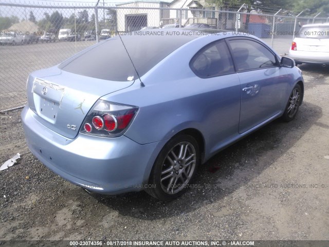 JTKDE167180253992 - 2008 TOYOTA SCION TC 蓝色 照片 4