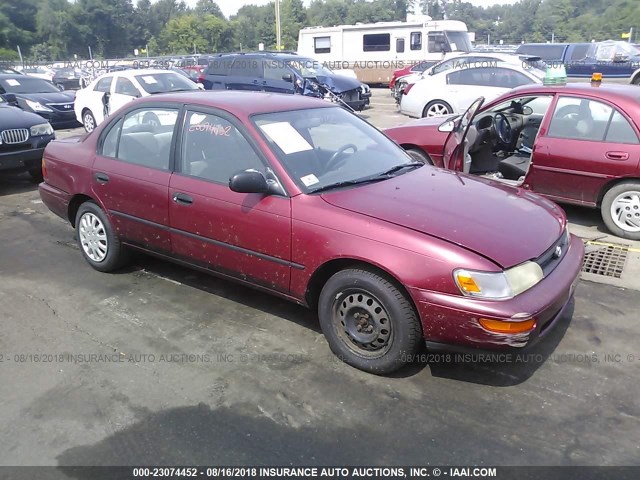 2T1AE09E2PC031903 - 1993 TOYOTA COROLLA LE/DX წითელი ფოტო 1
