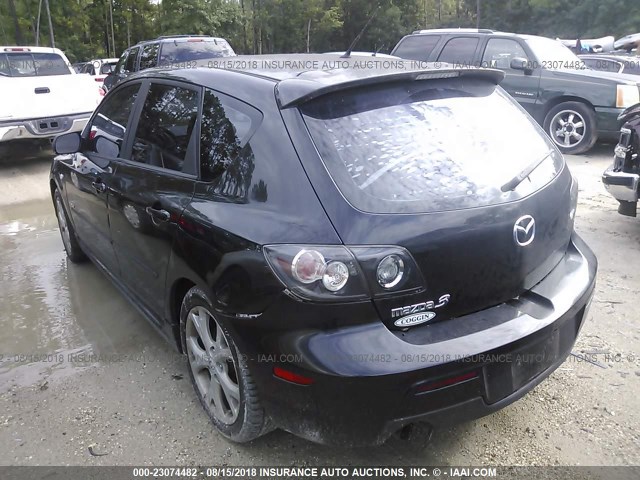 JM1BK143471675609 - 2007 MAZDA 3 HATCHBACK BLACK photo 3