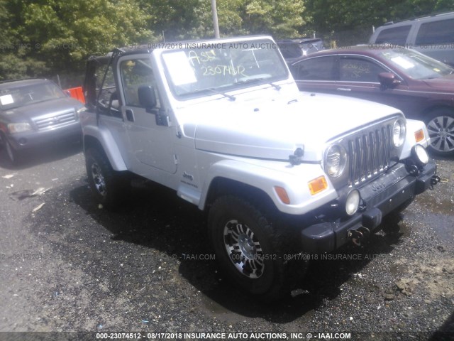 1J4FA44S55P317646 - 2005 JEEP WRANGLER / TJ UNLIMITED SILVER photo 1