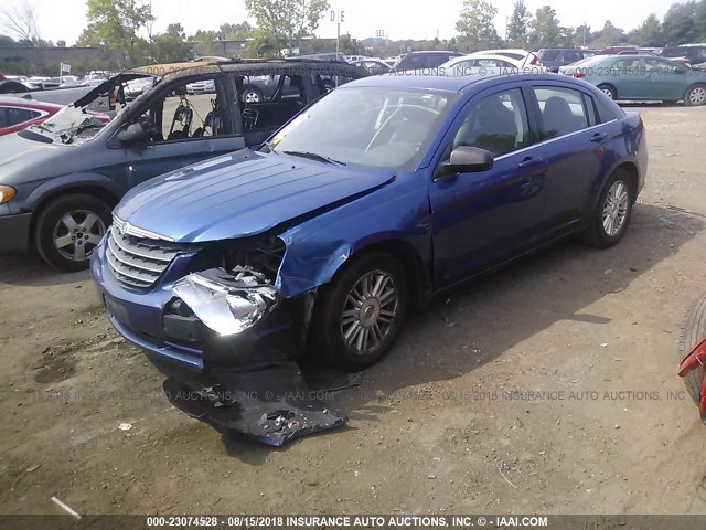 1C3LC56B69N560815 - 2009 CHRYSLER SEBRING TOURING/LIMITED BLUE photo 2