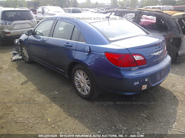 1C3LC56B69N560815 - 2009 CHRYSLER SEBRING TOURING/LIMITED BLUE photo 3