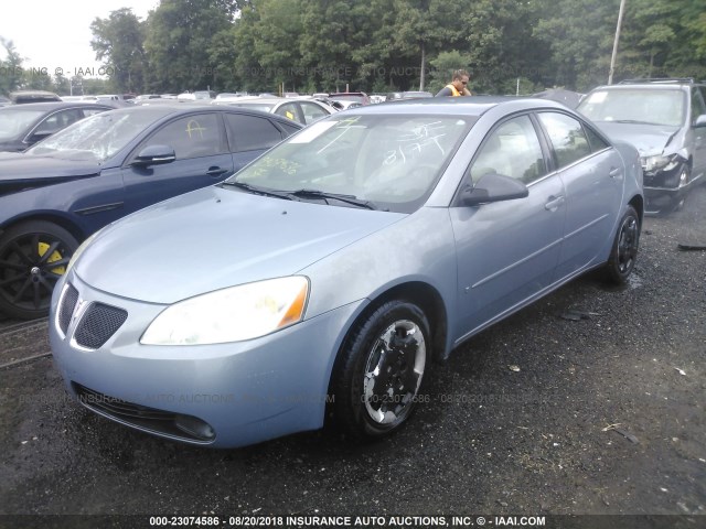 1G2ZF58B174223308 - 2007 PONTIAC G6 VALUE LEADER/BASE Light Blue photo 2