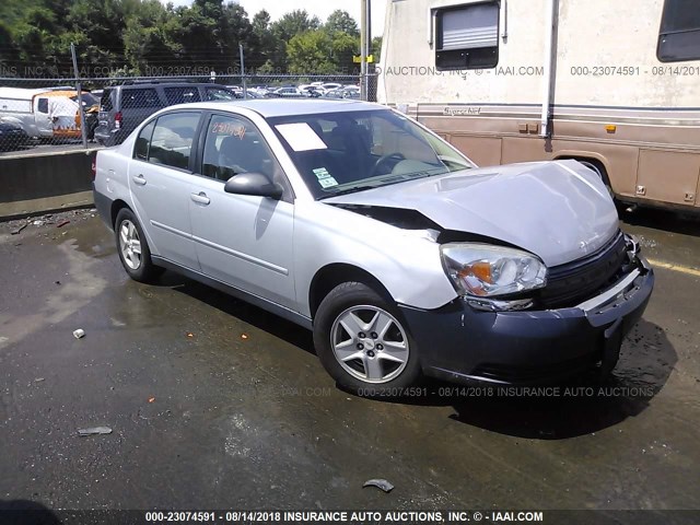 1G1ZT52805F332550 - 2005 CHEVROLET MALIBU LS ნაცრისფერი ფოტო 1