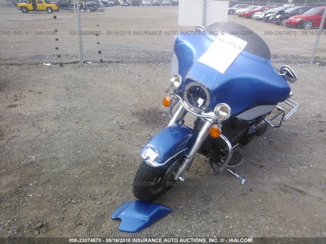 1HD1FV4157Y692513 - 2007 HARLEY-DAVIDSON FLHT BLUE photo 2