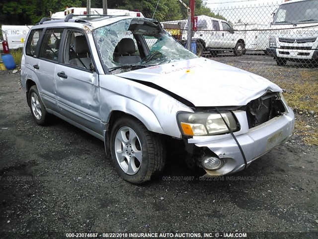 JF1SG65694G702972 - 2004 SUBARU FORESTER 2.5XS SILVER photo 1