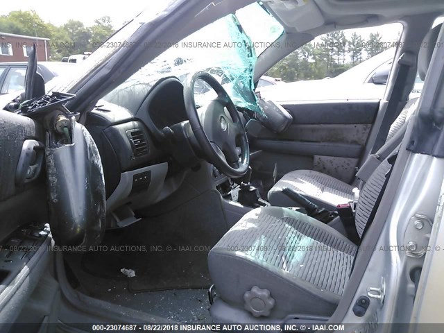 JF1SG65694G702972 - 2004 SUBARU FORESTER 2.5XS ვერცხლისფერი ფოტო 5