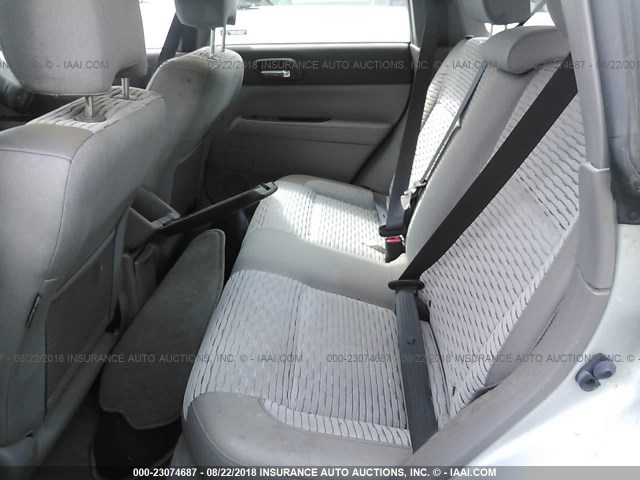 JF1SG65694G702972 - 2004 SUBARU FORESTER 2.5XS ვერცხლისფერი ფოტო 8