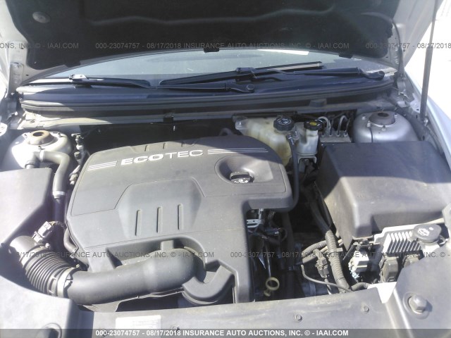 1G1ZH57B69F241925 - 2009 CHEVROLET MALIBU 1LT 银色 照片 10