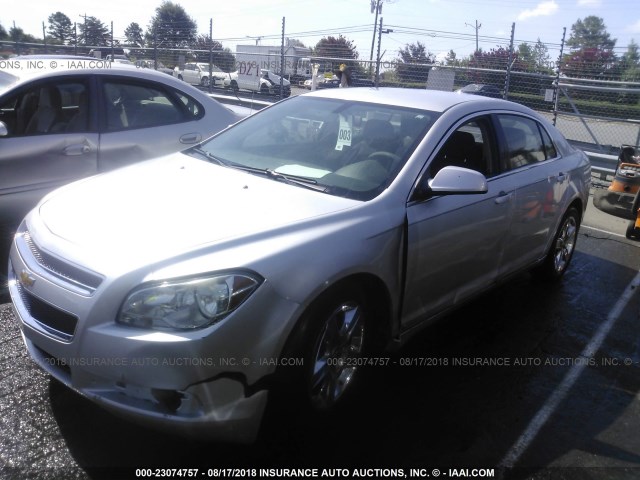 1G1ZH57B69F241925 - 2009 CHEVROLET MALIBU 1LT 银色 照片 2