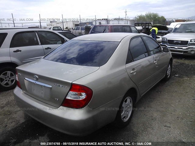 4T1BF32K13U566748 - 2003 TOYOTA CAMRY LE/XLE/SE Gümüş foto 4