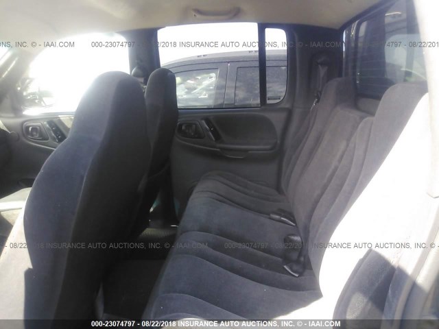 1B7HG2AZ1YS624722 - 2000 DODGE DAKOTA QUAD BLACK photo 8