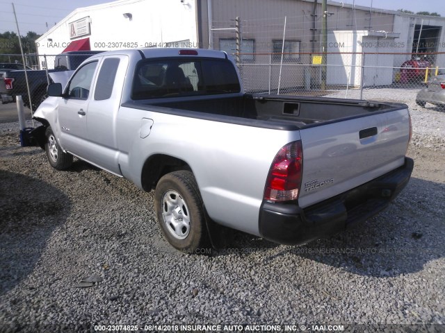 5TETX22N56Z300526 - 2006 TOYOTA TACOMA ACCESS CAB Silber Foto 3