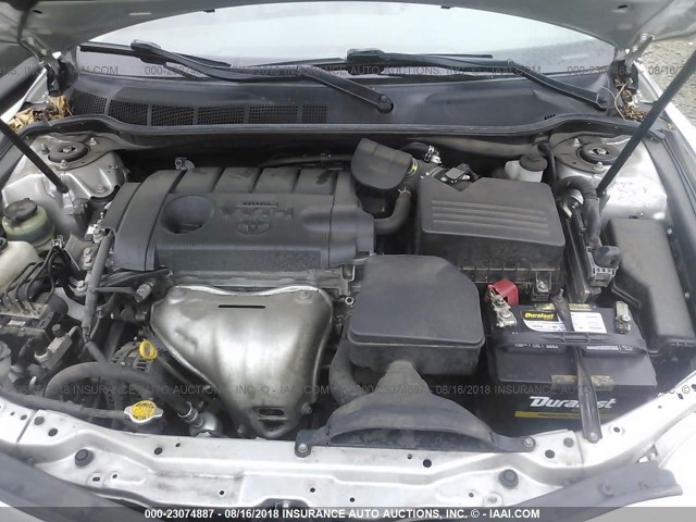 4T4BF3EK1BR155527 - 2011 TOYOTA CAMRY SE/LE/XLE 银色 照片 10