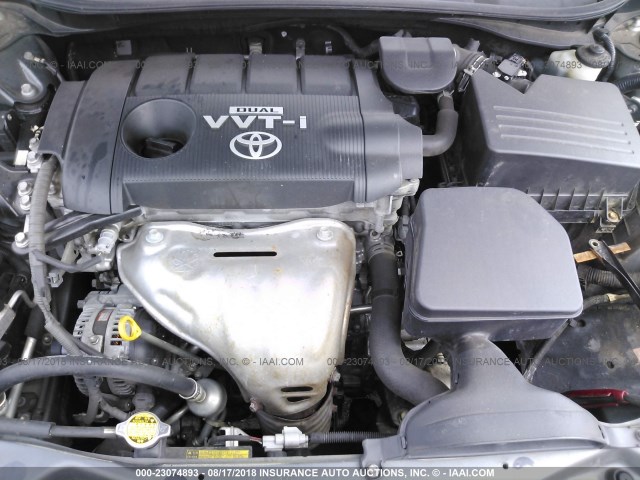 4T1BF3EK3AU011812 - 2010 TOYOTA CAMRY SE/LE/XLE ნაცრისფერი ფოტო 10