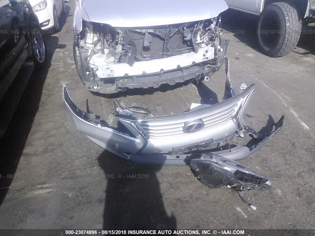 2T2ZB1BA4FC001207 - 2015 LEXUS RX 450H SILVER photo 6