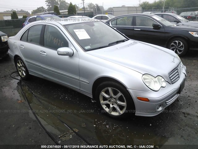 WDBRF92HX7F930197 - 2007 MERCEDES-BENZ C 280 4MATIC SILVER photo 1