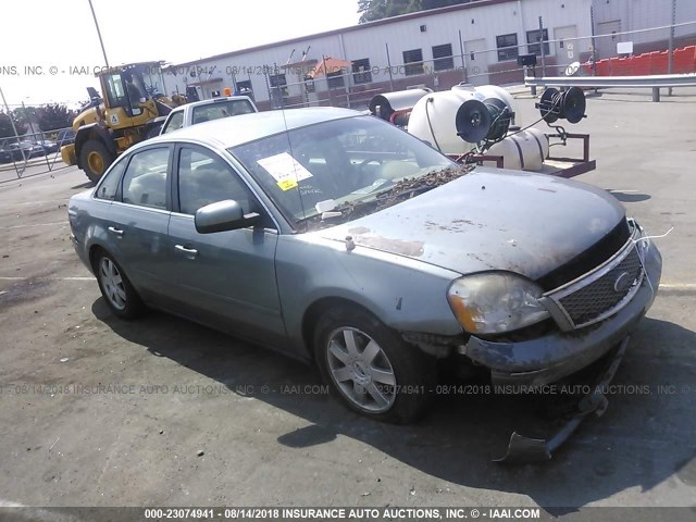 1FAHP23195G156489 - 2005 FORD FIVE HUNDRED SE GRAY photo 1