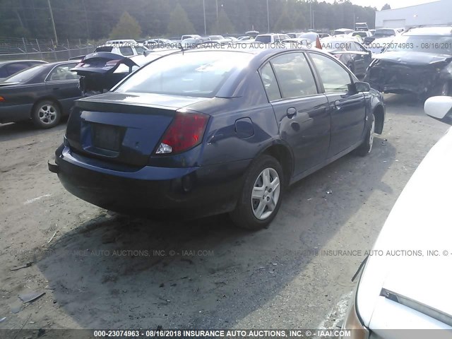 1G8AJ55F77Z164289 - 2007 SATURN ION LEVEL 2 蓝色 照片 4