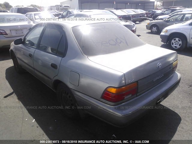 1NXAE09B4SZ322223 - 1995 TOYOTA COROLLA LE/DX GRAY photo 3