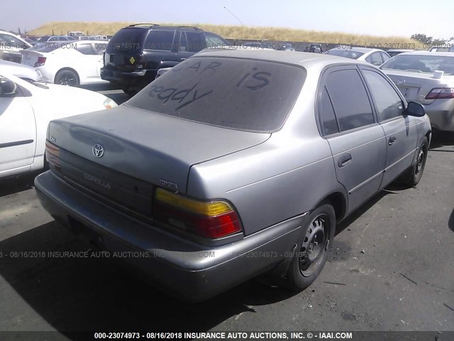 1NXAE09B4SZ322223 - 1995 TOYOTA COROLLA LE/DX GRAY photo 4