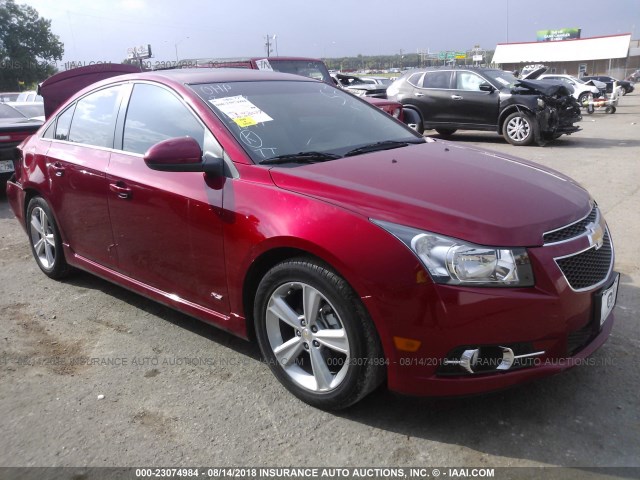 1G1PE5SB5E7167697 - 2014 CHEVROLET CRUZE LT RED photo 1