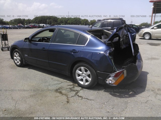 1N4CL21E89C153012 - 2009 NISSAN ALTIMA HYBRID Dark Blue photo 3