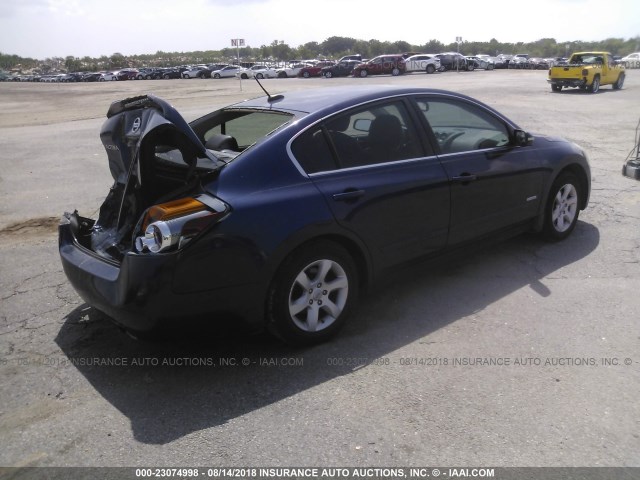 1N4CL21E89C153012 - 2009 NISSAN ALTIMA HYBRID Dark Blue photo 4