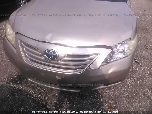 4T1BE46K77U708643 - 2007 TOYOTA CAMRY NEW GENERAT CE/LE/XLE/SE GOLD photo 6