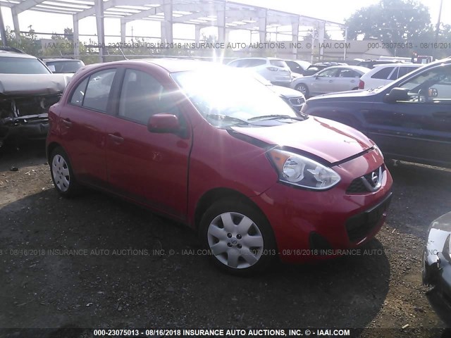 3N1CK3CP1FL212244 - 2015 NISSAN MICRA RED photo 1