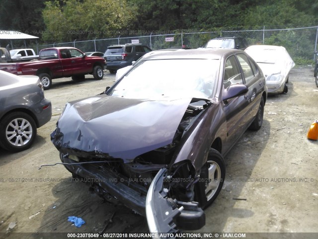 1N4DL01D2YC168376 - 2000 NISSAN ALTIMA XE/GXE/SE/GLE PURPLE photo 2