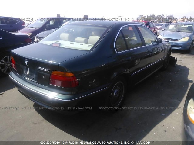 WBADD6325VBW02066 - 1997 BMW 528 I AUTOMATIC GREEN photo 4