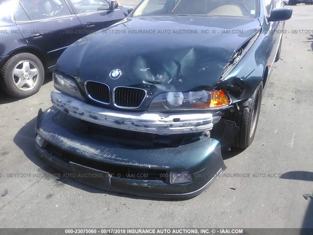 WBADD6325VBW02066 - 1997 BMW 528 I AUTOMATIC GREEN photo 6