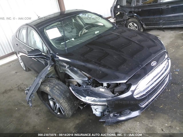 3FA6P0K97ER211470 - 2014 FORD FUSION TITANIUM BLACK photo 6