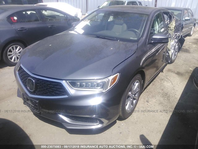 19UUB1F31JA007376 - 2018 ACURA TLX GRAY photo 2