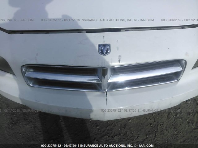 2B3KA33V49H585948 - 2009 DODGE CHARGER SXT WHITE photo 6