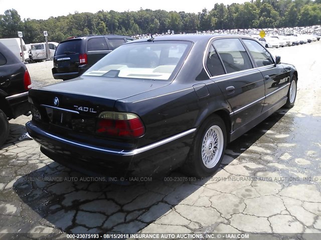 WBAGH8341YDP15021 - 2000 BMW 740 IL BLACK photo 4