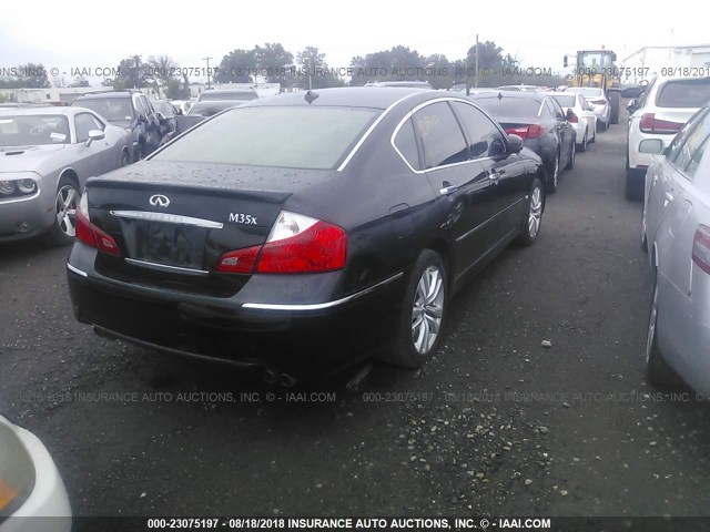 JNKAY01F88M652206 - 2008 INFINITI M35 SPORT BLACK photo 4