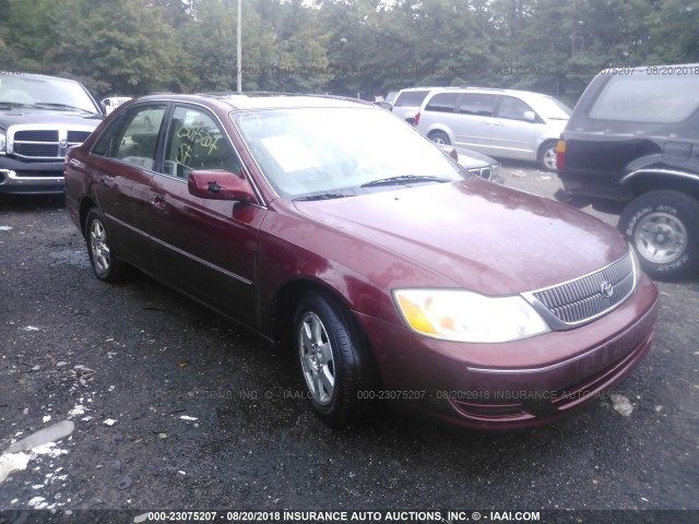 4T1BF28B11U149001 - 2001 TOYOTA AVALON XL/XLS RED photo 1