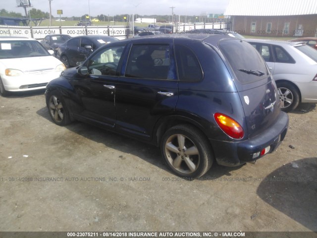 3C8FY78G03T524476 - 2003 CHRYSLER PT CRUISER GT BLUE photo 3