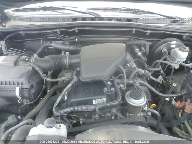 5TEUX4EN6AZ699015 - 2010 TOYOTA TACOMA ACCESS CAB Czarny zdjęcie 10