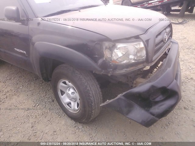 5TEUX4EN6AZ699015 - 2010 TOYOTA TACOMA ACCESS CAB Czarny zdjęcie 6