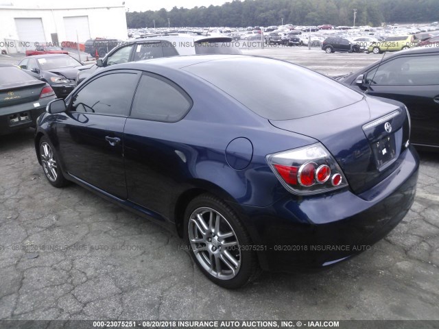 JTKDE167980237765 - 2008 TOYOTA SCION TC 蓝色 照片 3