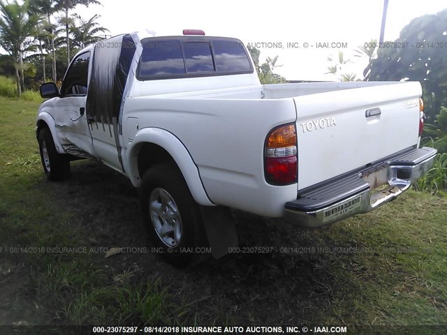 5TEGN92N33Z262614 - 2003 TOYOTA TACOMA DOUBLE CAB PRERUNNER WHITE photo 3