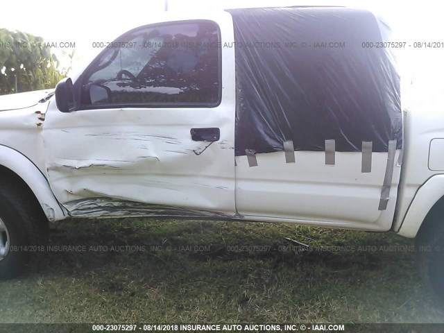 5TEGN92N33Z262614 - 2003 TOYOTA TACOMA DOUBLE CAB PRERUNNER WHITE photo 6