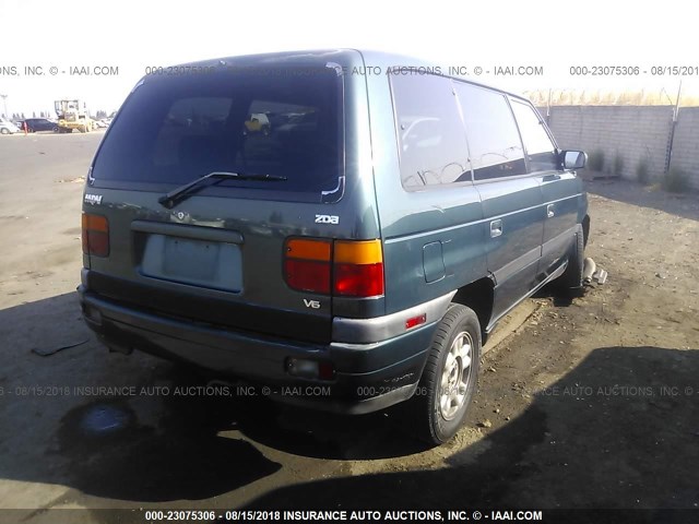 JM3LV5221S0718029 - 1995 MAZDA MPV WAGON GREEN photo 4