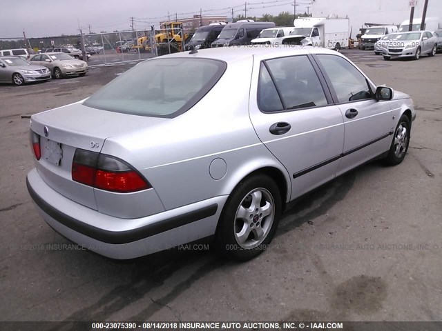 YS3EF48Z113047240 - 2001 SAAB 9-5 SE SILVER photo 4