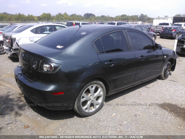 JM1BK32G181170095 - 2008 MAZDA 3 I GRAY photo 4